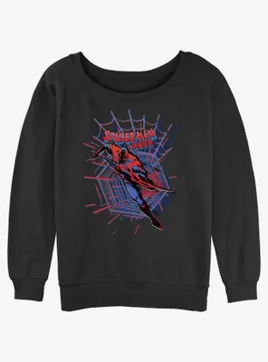 Marvel Spider-Man 2099 Graphic Womens Slouchy Sweatshirt