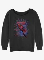 Marvel Spider-Man 2099 Graphic Womens Slouchy Sweatshirt