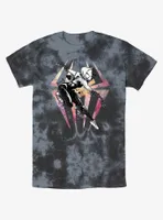 Marvel Spider-Man Sketch Spider-Gwen Tie-Dye T-Shirt