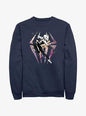 Marvel Spider-Man Sketch Spider-Gwen Sweatshirt