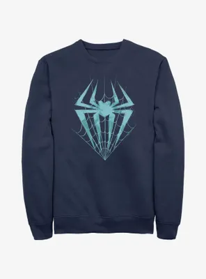 Marvel Spider-Man Spider Symbol With Web Sweatshirt