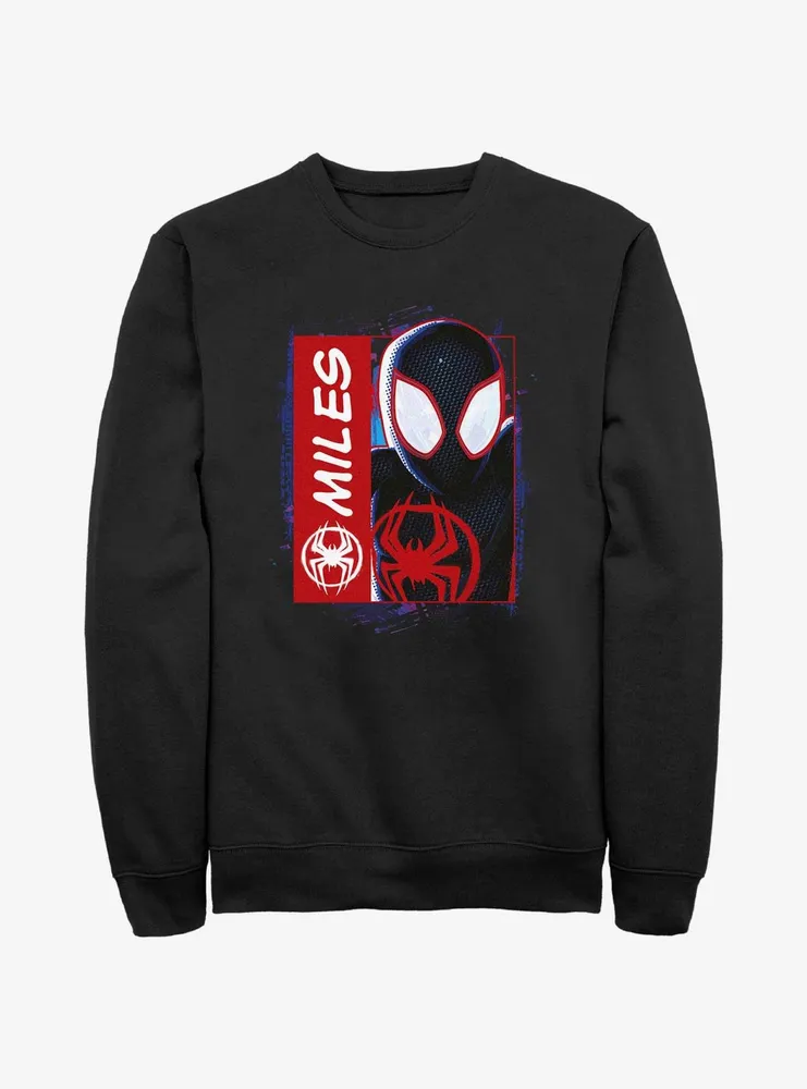 Marvel Spider-Man Miles Morales Simple Comic Sweatshirt