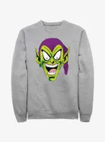 Marvel Spider-Man Green Goblin Head Sweatshirt