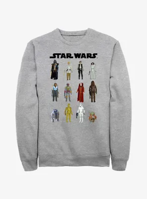 Star Wars Action Figures Sweatshirt
