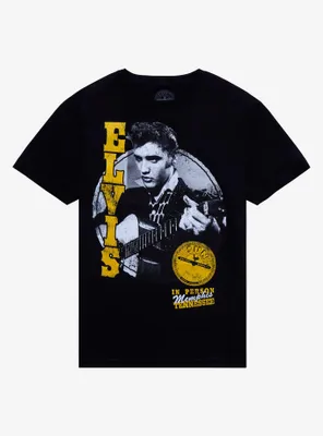 Elvis Presley Guitar Boyfriend Fit Girls T-Shirt