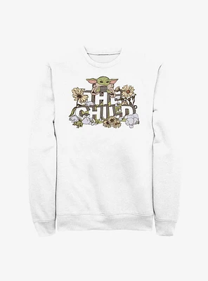 Star Wars The Mandalorian Vintage Flower Child Sweatshirt