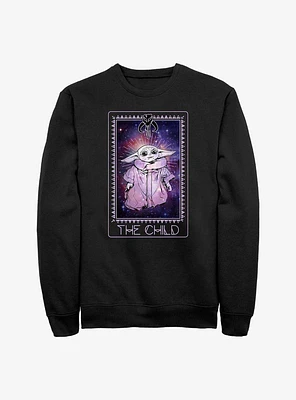 Star Wars The Mandalorian Cosmic Child Tarot Sweatshirt