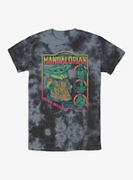 Star Wars The Mandalorian Child Poster Tie-Dye T-Shirt