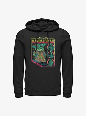 Star Wars The Mandalorian Child Poster Hoodie