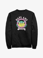 Star Wars The Mandalorian Naps And Snacks Grogu Sweatshirt