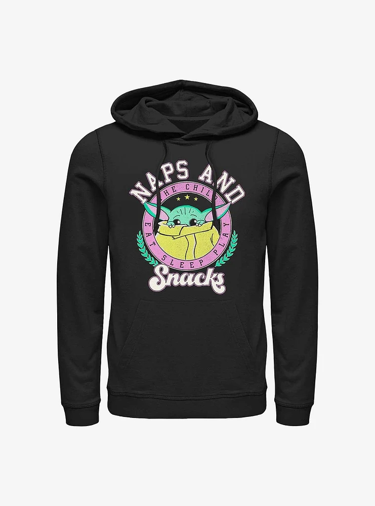 Star Wars The Mandalorian Naps And Snacks Grogu Hoodie