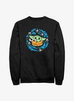 Star Wars The Mandalorian Frogs On My Mind Sweatshirt