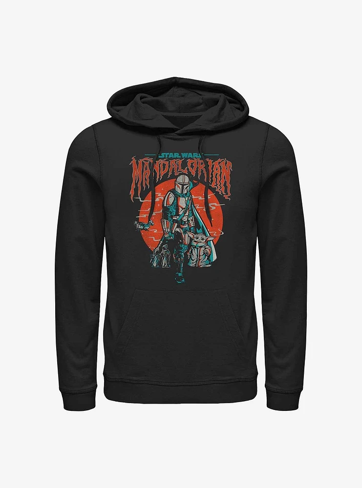 Star Wars The Mandalorian Sunset Fog Hoodie