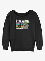 Star Wars The Mandalorian Goin My Way Girls Slouchy Sweatshirt