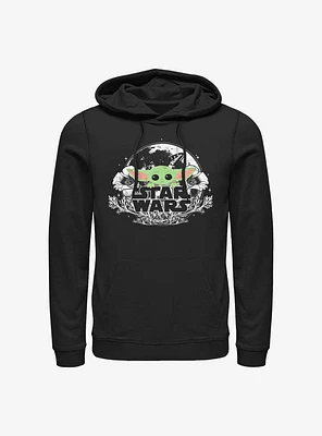 Star Wars The Mandalorian Child Floral Hoodie