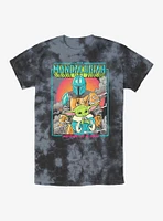 Star Wars The Mandalorian Wherever I Go He Goes Tie-Dye T-Shirt