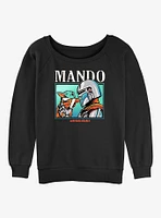 Star Wars The Mandalorian Found You Girls Slouchy Sweatshirt