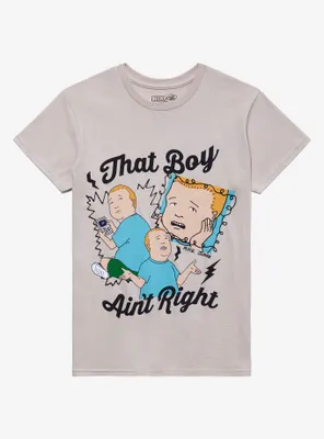 King Of The Hill Bobby Hill Crew Neck Short Sleeve White Men's T-shirt-XXL