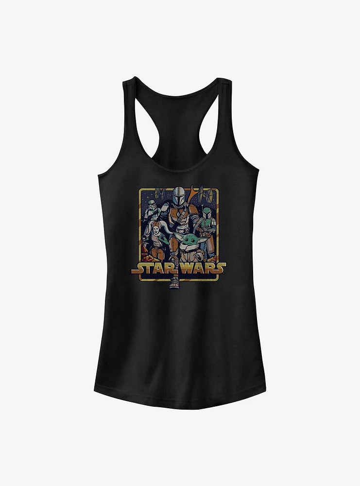 Star Wars The Mandalorian Retro Girls Tank