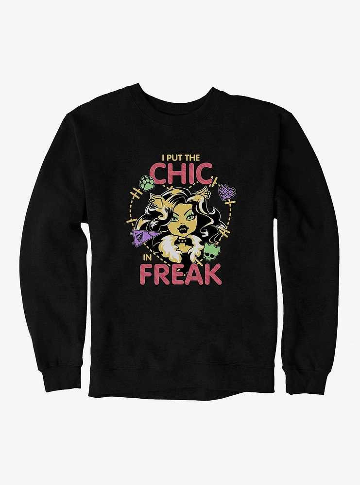 Monster High Clawdeen Wolf Chic Freak Sweatshirt