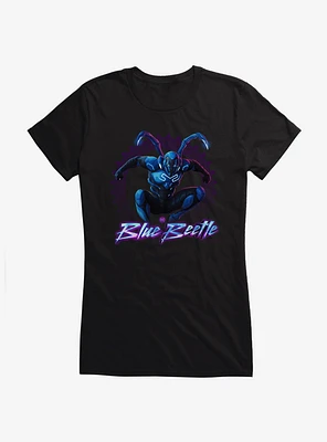 Blue Beetle Jump Girls T-Shirt