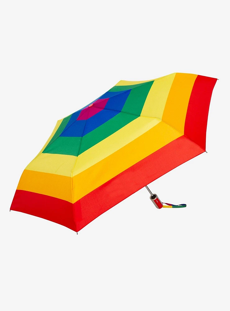 42" Auto Open / Auto Close Umbrella Rainbow