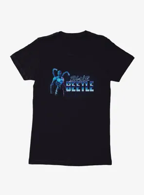 Blue Beetle Grid Profile Womens T-Shirt