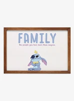 Disney Lilo & Stitch Duck Family Framed Wood Wall Decor