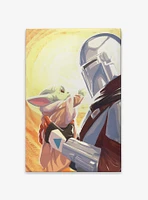 Star Wars The Mandalorian Grogu Reaching Canvas Wall Decor