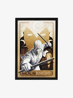 Marvel Moon Knight Sepia Scene Framed Wood Wall Decor