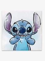 Disney Lilo & Stitch Surprised Expression Canvas Wall Decor