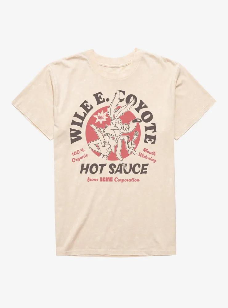 Looney Tunes Hot Sauce Mineral Wash T-Shirt