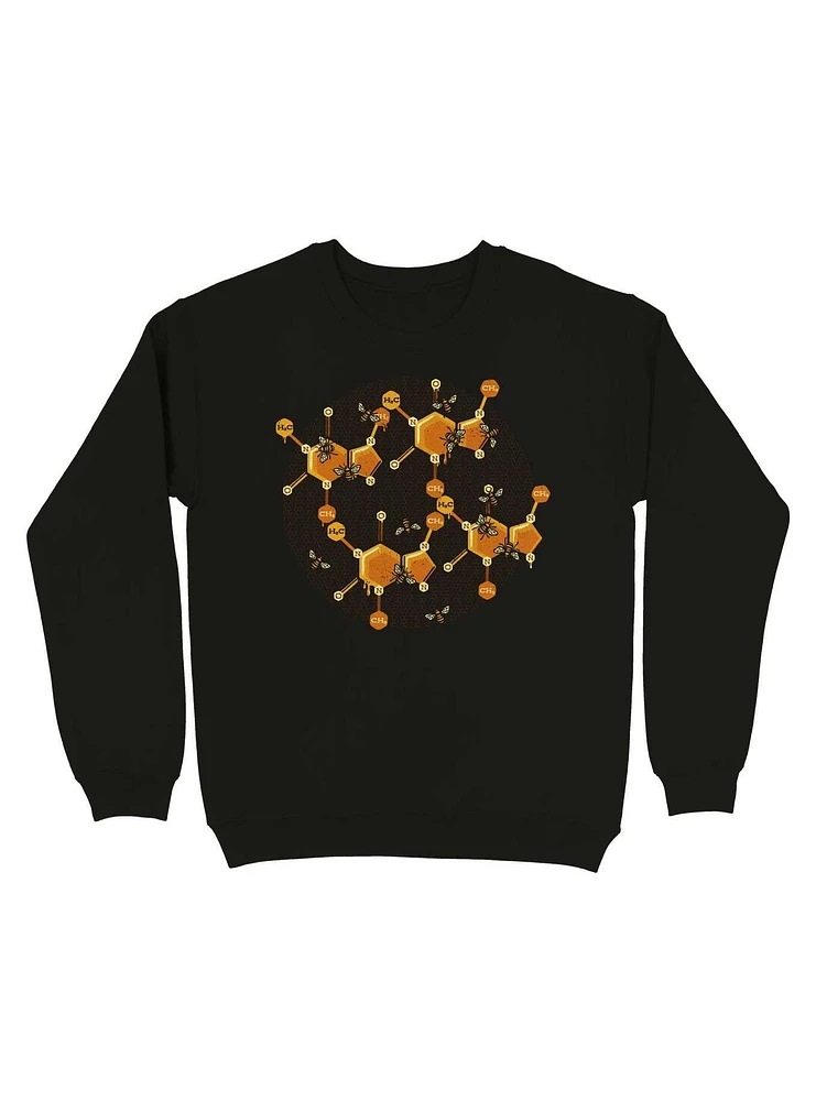 Caffeine Working Bee Hive Sweatshirt