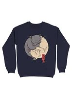 Yin Yang Cats Sweatshirt