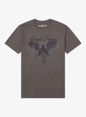 DevilDriver Winged Reaper Boyfriend Fit Girls T-Shirt