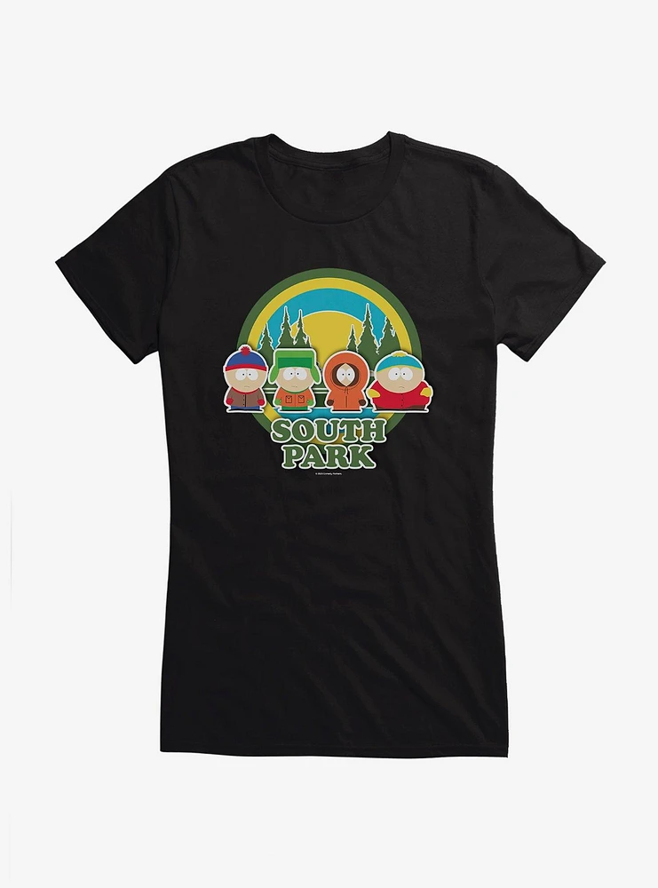 South Park Bus Stop Girls T-Shirt