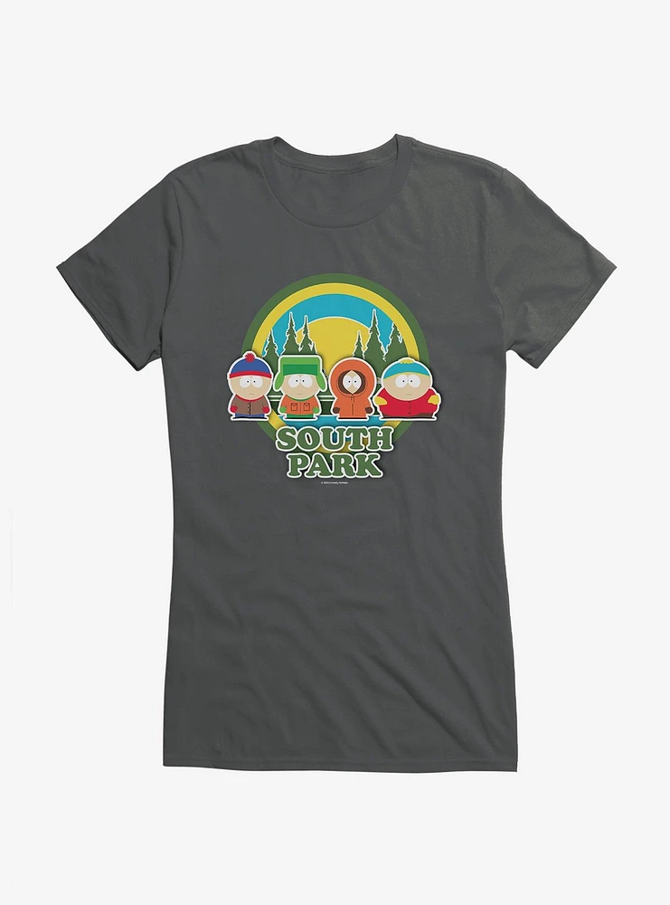 South Park Bus Stop Girls T-Shirt