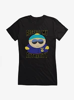 South Park Cartman Respect My Authority Girls T-Shirt