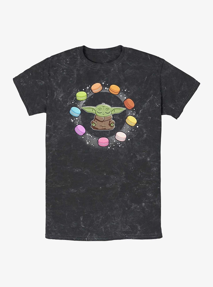 Star Wars The Mandalorian Child Macarons Mineral Wash T-Shirt