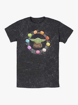 Star Wars The Mandalorian Child Macarons Mineral Wash T-Shirt