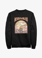 Star Wars The Mandalorian Sunset Child Sweatshirt