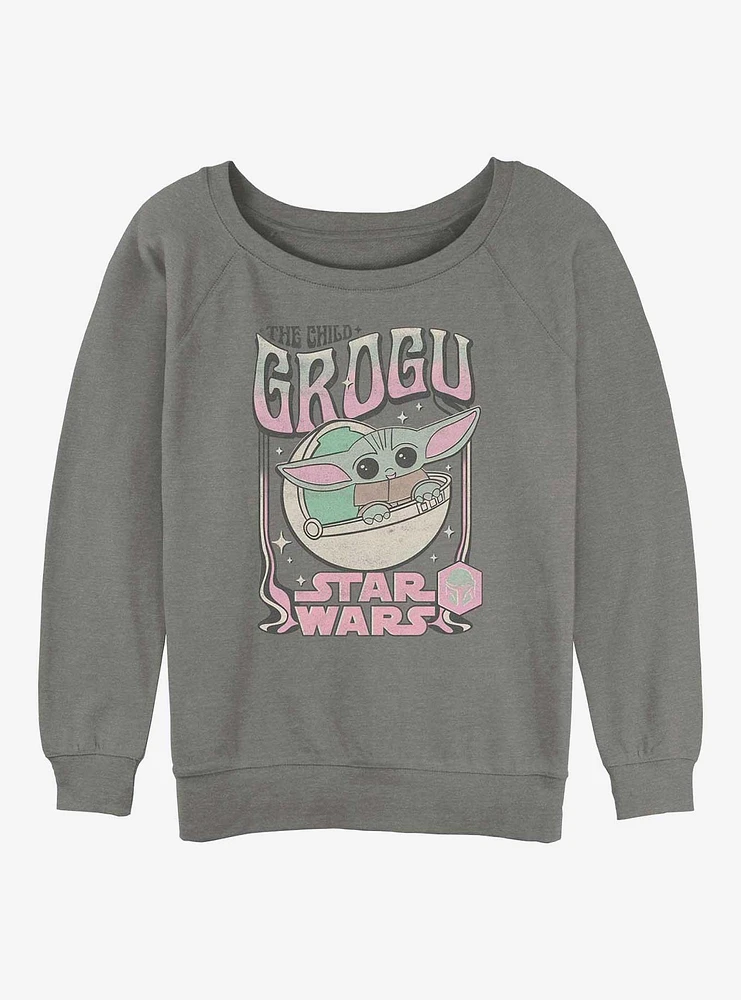 Star Wars The Mandalorian This Is Way Grogu Girls Slouchy Sweatshirt