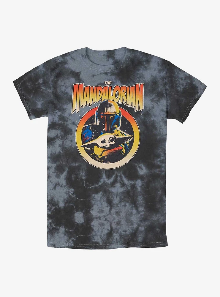 Star Wars The Mandalorian Mando N Child Tie-Dye T-Shirt