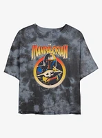 Star Wars The Mandalorian Mando N Child Tie-Dye Girls Crop T-Shirt