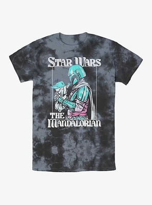 Star Wars The Mandalorian Soft Pop Mando Tie-Dye T-Shirt