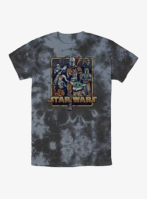 Star Wars The Mandalorian Retro Tie-Dye T-Shirt