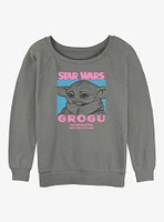 Star Wars The Mandalorian Pop Grogu Girls Slouchy Sweatshirt