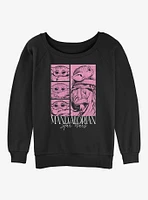 Star Wars The Mandalorian Grogu Poster Girls Slouchy Sweatshirt