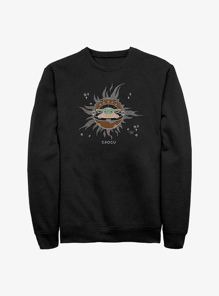 Star Wars The Mandalorian Baby Grogu Boho Sweatshirt