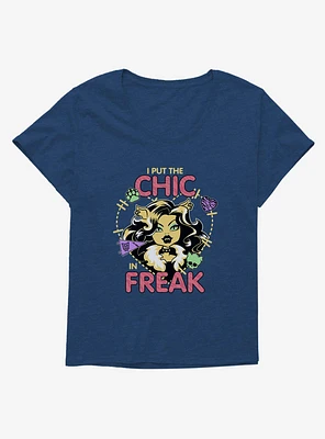 Monster High Clawdeen Wolf Chic Freak Girls T-Shirt Plus
